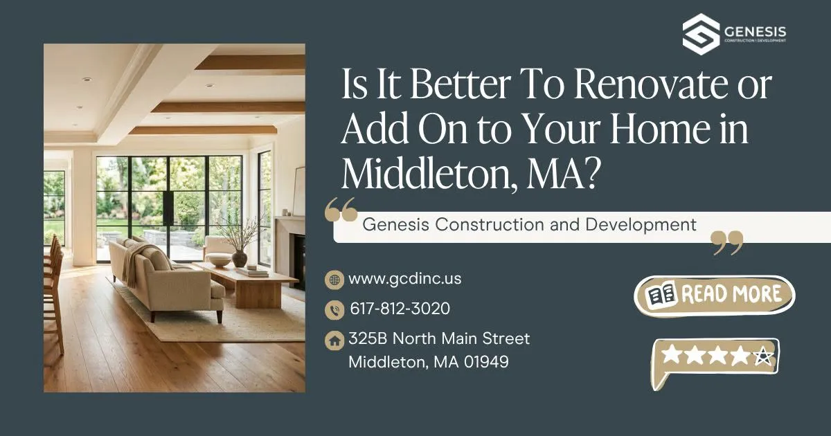 Is It Better To Renovate or Add On to Your Home in Middleton, MA?
