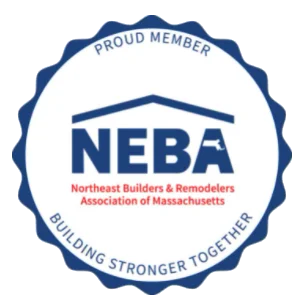 Logo Proud Member. NEBA